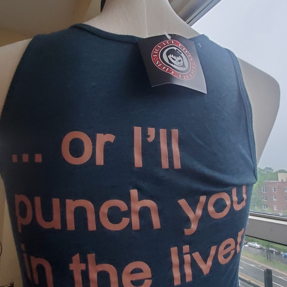 NWT " shut up or I'll punch you tank - Picture 7 of 7